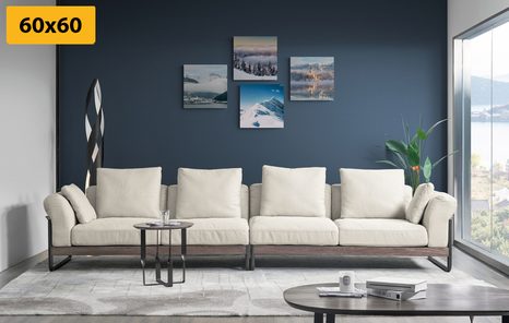 BILDER-SET SCHNEEBEDECKTE BERGE - BILDERSETS - BILDER