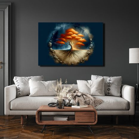 OBRAZ STROM ŽIVOTA V KRUHU - OBRAZY STROMY ŽIVOTA - OBRAZY