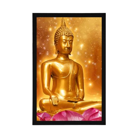 PLAKAT ZLATNI BUDDHA - FENG SHUI - PLAKATI