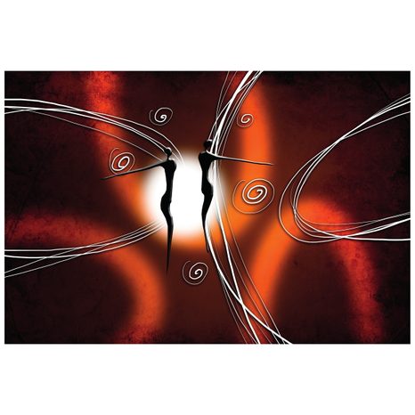 SAMOLEPÍCÍ TAPETA ETNO LÁSKA - SAMOLEPÍCÍ TAPETY - TAPETY