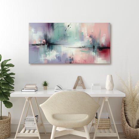 WANDBILD MODERNE FARBKOMPOSITION - ABSTRAKTE BILDER - BILDER