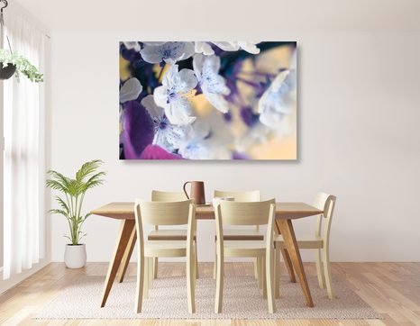 OBRAZ KWITNĄCA GAŁĄZKA WIŚNI - OBRAZY KWIATÓW - OBRAZY