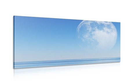 TABLEAU SUR TOILE – LUNE AU-DESSUS DE LA MER - TABLEAUX - 🔥 VENTE TOTALE