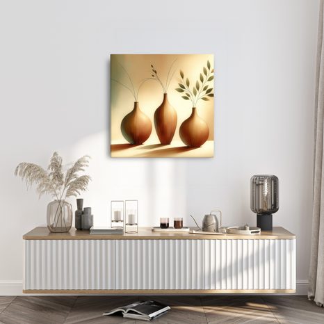 WANDBILD DREI GESICHTER DER NATUR - BOTANISCHE BILDER - BILDER