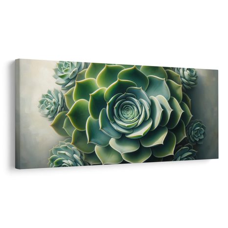 WANDBILD SCHÖNHEIT DER SUKKULENTE - BOTANISCHE BILDER - BILDER