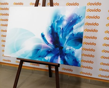 WANDBILD BLUME IM FUTURISTISCHEN STIL - BILDER BLUMEN - BILDER