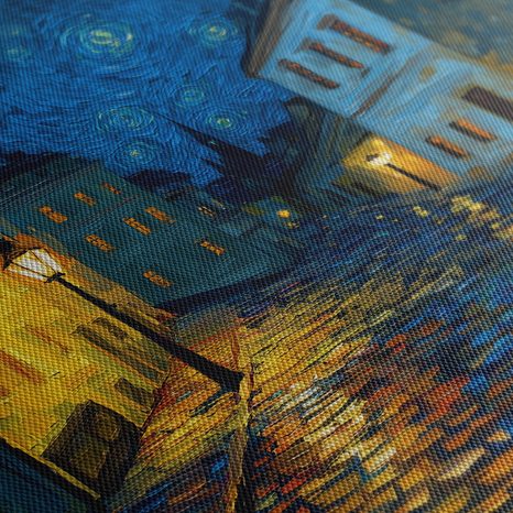 OBRAZ KOUZELNÁ NOČNÍ ULICE - OBRAZY MĚSTA - OBRAZY