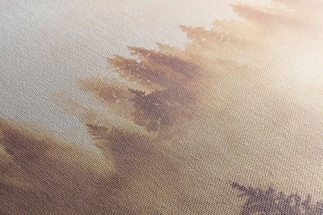 TABLOU CEAȚĂ DEASUPRA PĂDURII - TABLOU NATURĂ ȘI PEISAJE NATURALE - TABLOURI