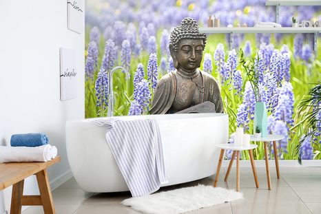 CARTA DA PARATI – BUDDHA YIN E YANG - CARTA DA PARATI FENG SHUI - CARTA DA PARATI