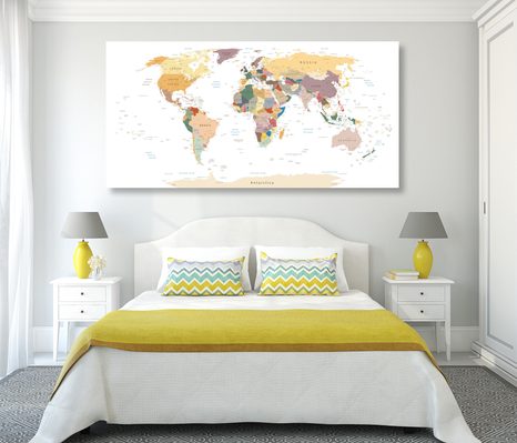 OBRAZ NA KORKU MAPA S NÁZVY - OBRAZY NA KORKU - OBRAZY