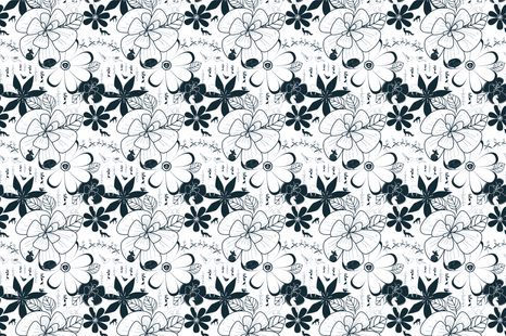 SAMOLEPÍCÍ TAPETA ZVÍŘATA V OKOLÍ KVĚTIN - SAMOLEPÍCÍ TAPETY - TAPETY