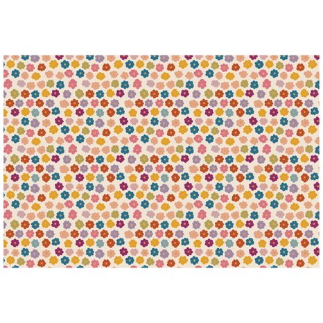 FOTOTAPETA BAREVNÉ KVĚTINOVÉ POLE - VZOROVANÉ TAPETY - TAPETY