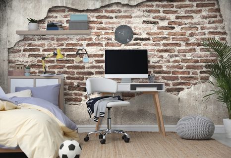 SAMOLEPIACA FOTOTAPETA POULIČNÁ TEHLOVÁ STENA - SAMOLEPIACE TAPETY - TAPETY