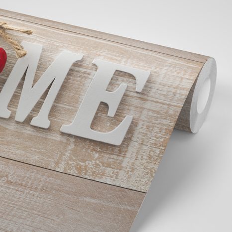SAMOLEPÍCÍ TAPETA S NÁPISEM HOME - SAMOLEPÍCÍ TAPETY - TAPETY
