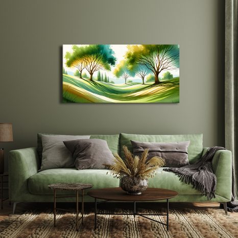 OBRAZ SLUNEČNÍ SVIT V PARKU - OBRAZY STROMY ŽIVOTA - OBRAZY