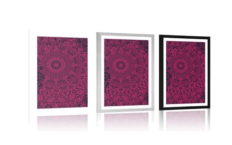 POSTER – MANDALA ELEGANTE - FENG SHUI - POSTER