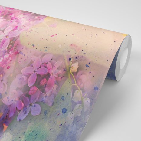 CARTA DA PARATI AUTOADESIVA – RAMO DI FIORI ROSA - CARTA DA PARATI AUTOADESIVE - CARTA DA PARATI