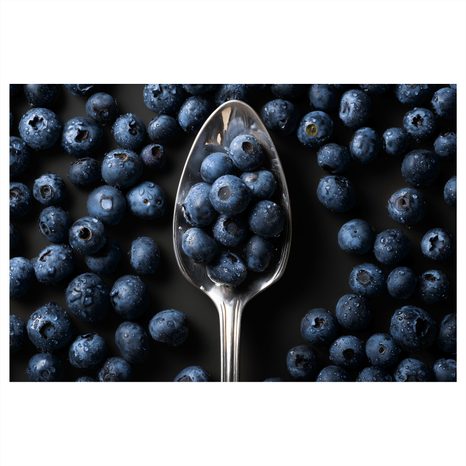 OBRAZ BORŮVKY NA LŽÍCI - OBRAZY JÍDLA A NÁPOJE - OBRAZY