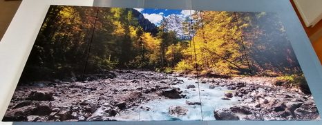 5-RÉSZES KÉP FESTŐI HEGYI TÁJ - TERMÉSZET- ÉS TÁJKÉPEK - KÉPEK