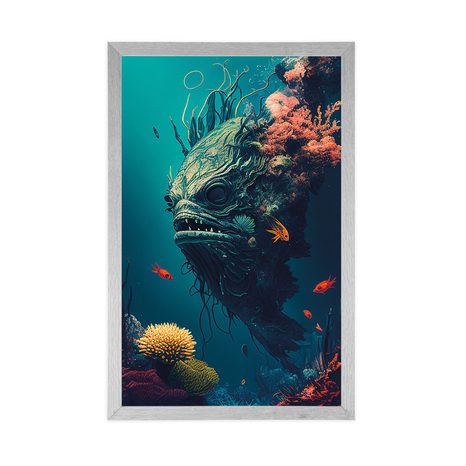 POSTER – MOSTRO MARINO SURREALISTA - MONDO SOMMERSO - POSTER