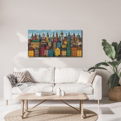 SLIKA POVIJESNA GRADSKA ARHITEKTURA - ŠARENE KUĆE - SLIKE