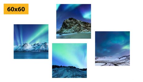 BILDER-SET SCHÖNHEIT DER NORDLICHTER - BILDERSETS - BILDER