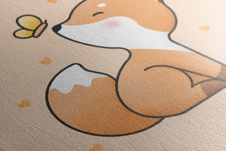 OBRAZ ZVĚDAVÁ LIŠTIČKA - DĚTSKÉ OBRAZY - OBRAZY