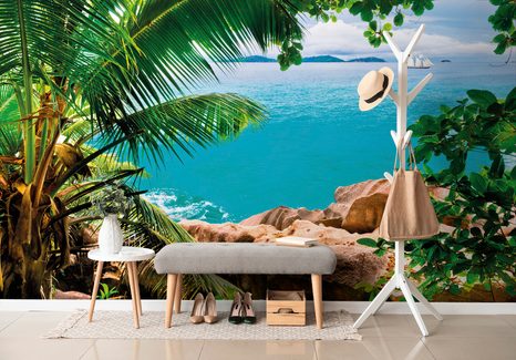 TAPETA LOĎKA NA ŠIRÉM MOŘI - TAPETY - TOTÁLNÍ VÝPRODEJ 🔥