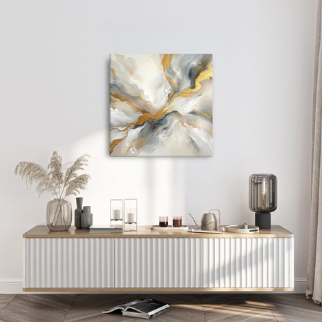 OBRAZ ZLATÁ EXPLOZE - OBRAZY ABSTRAKTNÍ TVARY - OBRAZY