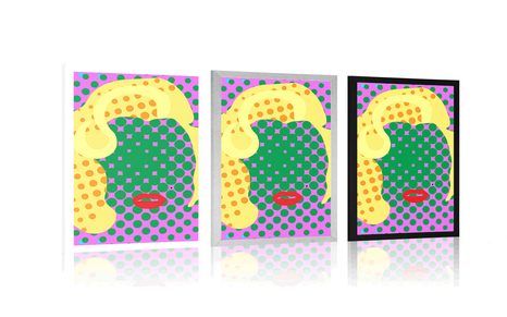POSTER MARILYN MONROE IM POP-ART-STIL - POP-ART - POSTER