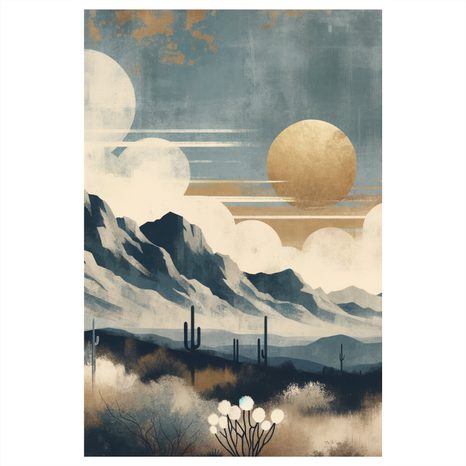 OBRAZ POUŠŤ POD ZLATÝM SLUNCEM - OBRAZY PŘÍRODY A KRAJINY - OBRAZY