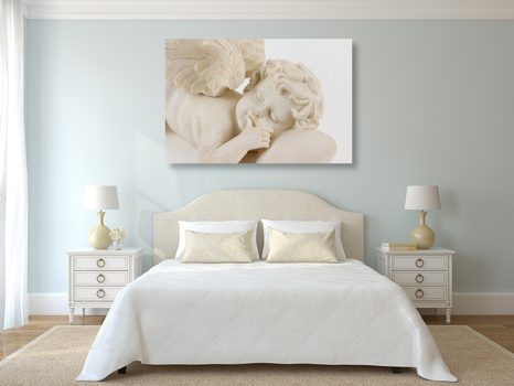 TABLOU ÎNGERAȘ DORMIND - TABLOURI CU ÎNGERI - TABLOURI