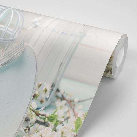 SAMOLEPÍCÍ FOTOTAPETA ROMANTICKÉ ZÁTIŠÍ VE VINTAGE STYLU - SAMOLEPÍCÍ TAPETY - TAPETY