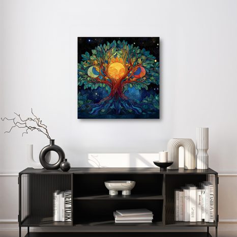 OBRAZ STROM ŽIVOTA S VESMÍRNOU ENERGIÍ - OBRAZY STROMY ŽIVOTA - OBRAZY