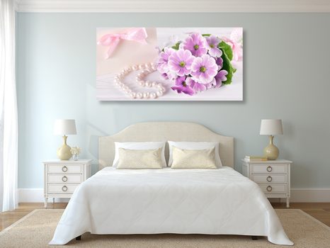 OBRAZ ROMANTICKÉ ZÁTIŠÍ - OBRAZY KVĚTŮ - OBRAZY