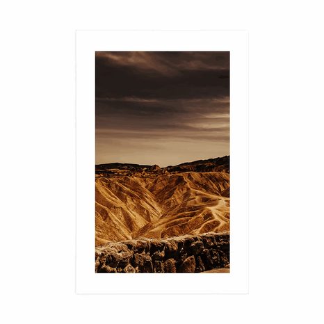 PLAKAT Z PASSE-PARTOUT PARK NARODOWY DEATH VALLEY W AMERYCE - PRZYRODA - PLAKATY