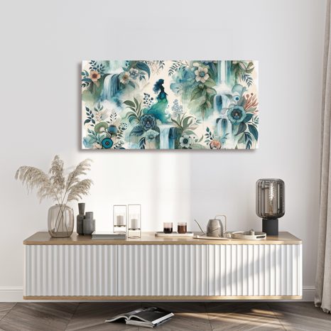 OBRAZ TAJEMNÁ DÍVKA V LESE - PICTURES OF WOMEN - PICTURES