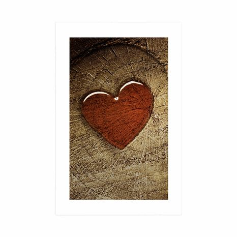 POSTER – CUORE SU CEPPO - AMORE - POSTER