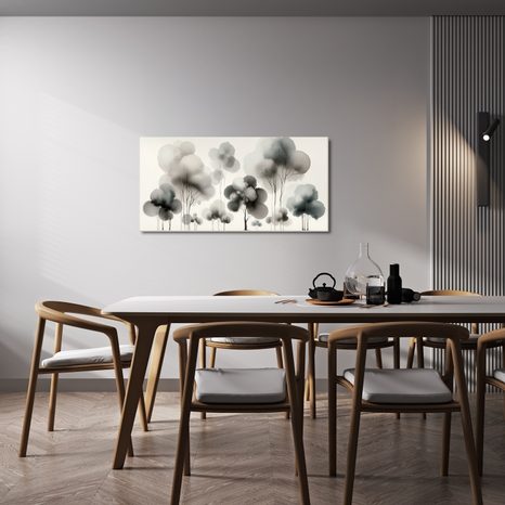 OBRAZ STROM ŽIVOTA V ŠEDÝCH TÓNECH - OBRAZY STROMY ŽIVOTA - OBRAZY