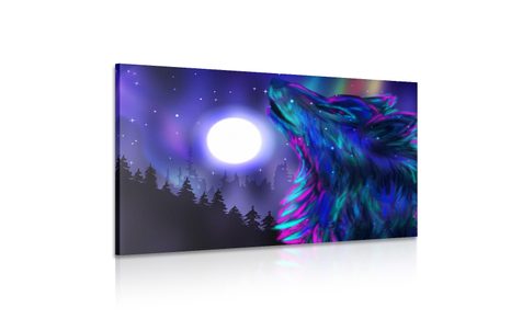 OBRAZ VLČÍ MĚSÍC - OBRAZY ZVÍŘAT - OBRAZY