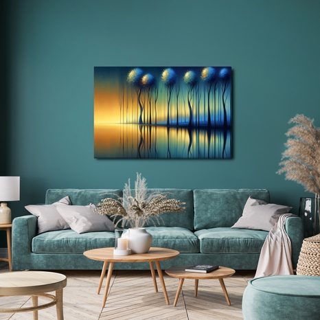 OBRAZ MAGICKÝ STROM ŽIVOTA V LESE - OBRAZY STROMY ŽIVOTA - OBRAZY