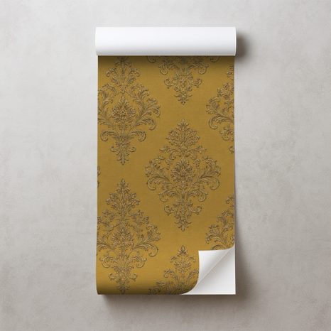 SAMOLJEPLJIVA TAPETA ZLATNI BAROKNI ORNAMENT - TAPETE S UZORKOM - TAPETE