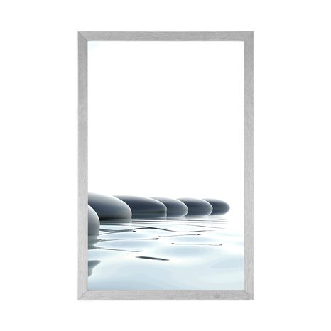 POSTER – PIETRE ZEN NEL FIUME - FENG SHUI - POSTER