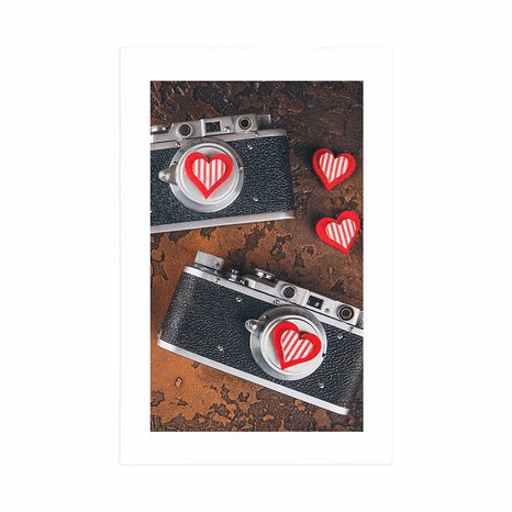 POSTER – DUE MACCHINE FOTOGRAFICHE RETRÒ - VINTAGE E RETRÒ - POSTER