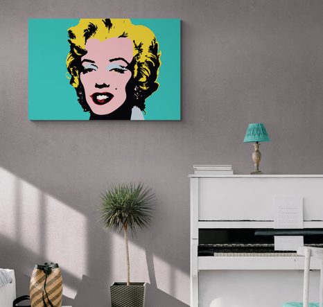 OBRAZ IKONICKÁ MARILYN MONROE V POP ART DESIGNU - POP ART OBRAZY - OBRAZY