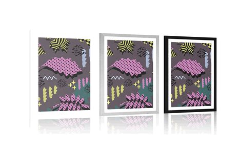 POSTER – FOGLIE UNICHE - ASTRATTO E MODELLATO - POSTER