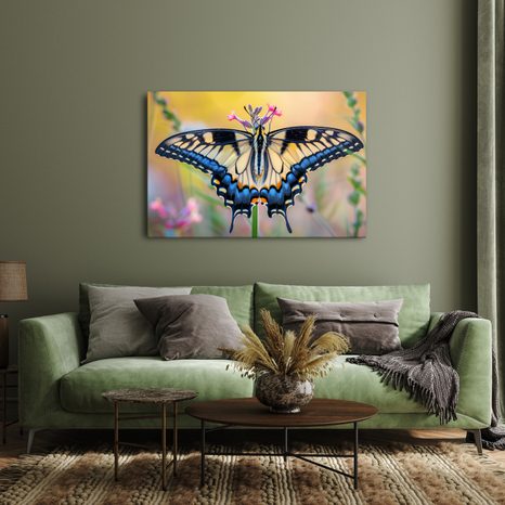 OBRAZ MOTÝL NA LETNÍM KVĚTU - OBRAZY MOTÝLI - OBRAZY