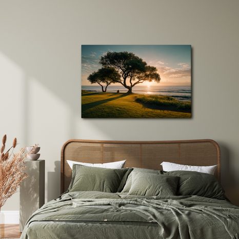 OBRAZ STROM ŽIVOTA U MOŘE - OBRAZY STROMY A LISTY - OBRAZY
