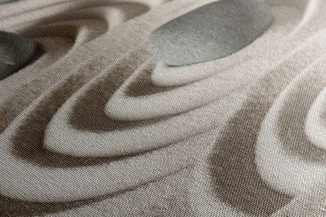 KÉP ZEN KÖVEK HOMOKBAN - FENG SHUI KÉPEK - KÉPEK