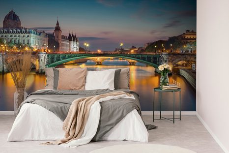 SELBSTKLEBENDE FOTOTAPETE ERSTAUNLICHES PANORAMA VON PARIS - SELBSTKLEBENDE TAPETEN - TAPETEN